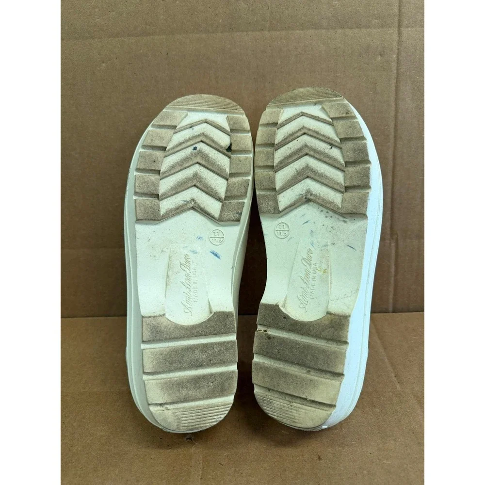 Aime Leon Dore Diner Rubber Utility Clogs Pristine White Mens Size 11/11.5 US